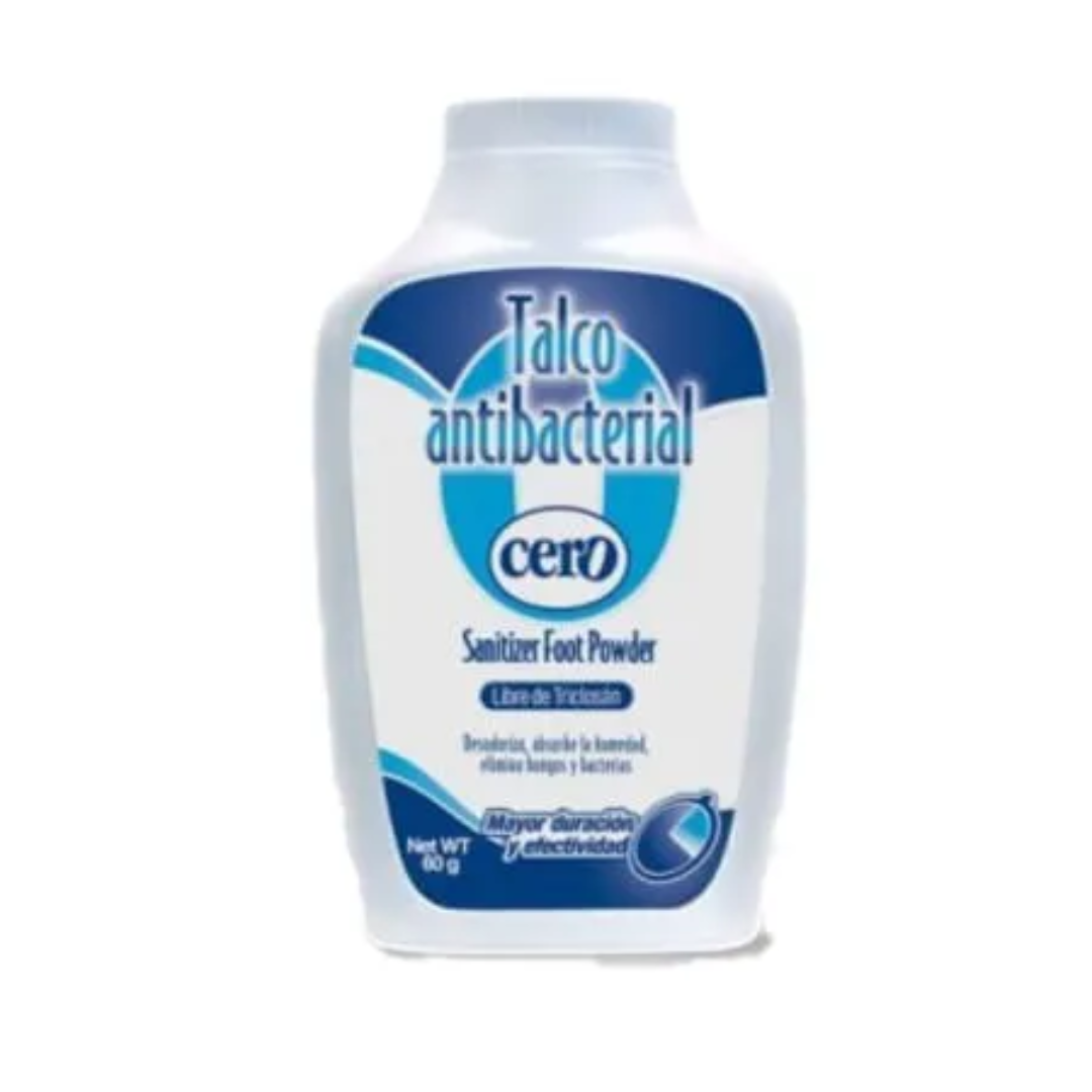 TALCO ANTIBACTERIAL CERO 60GR